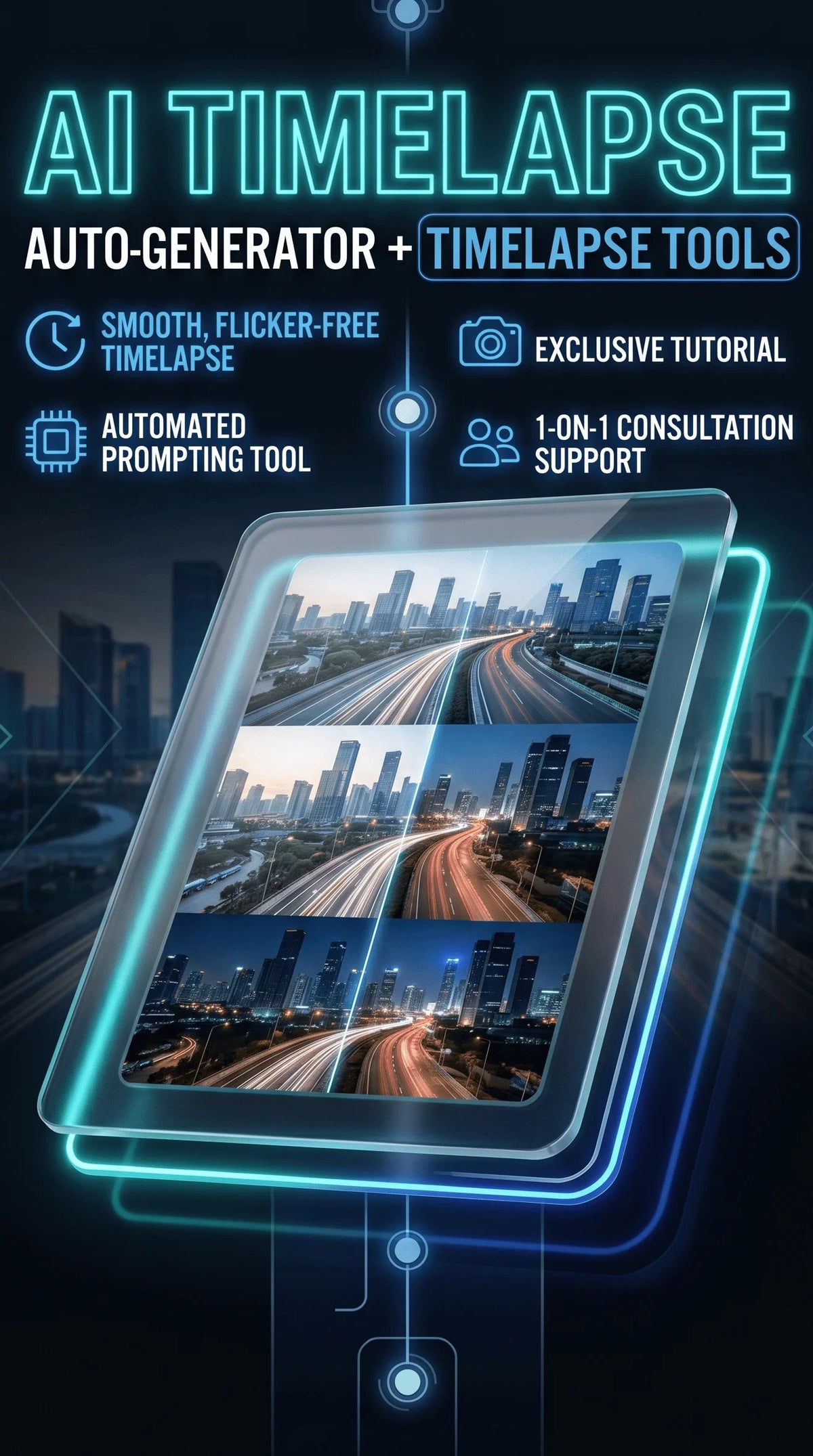 AI Timelapse Video Generator & Masterclass (Lifetime Access)